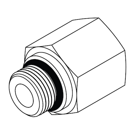 TOMPKINS Hydraulic Fitting-Steel24MOR-16FP 6405-24-16